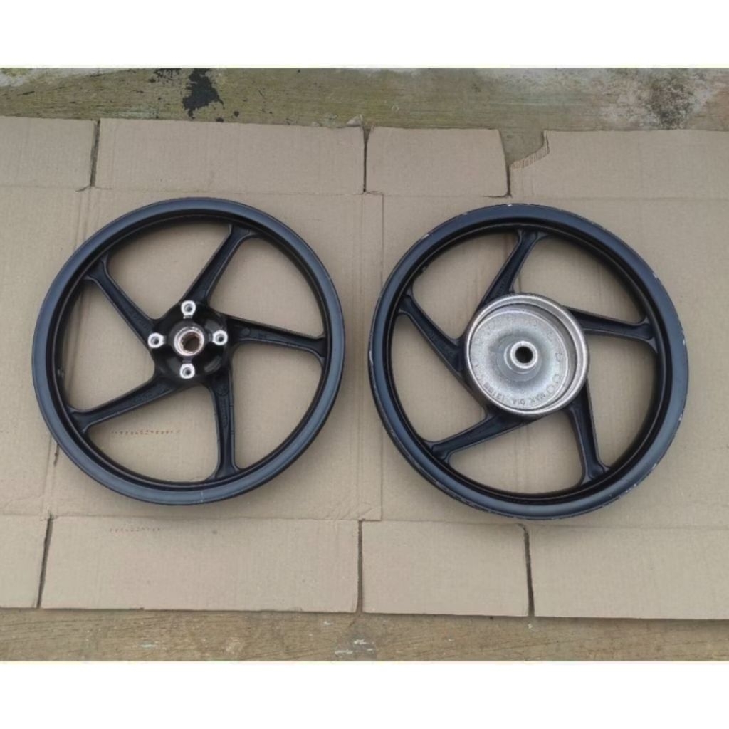 Velg Depan Belakang Honda Beat Vario 110 Ori Lepasan Motor