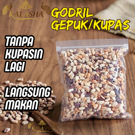 Godril Kupas Siap Makan - Godril Gepuk - Munggur , Biji Trembesi Kupas