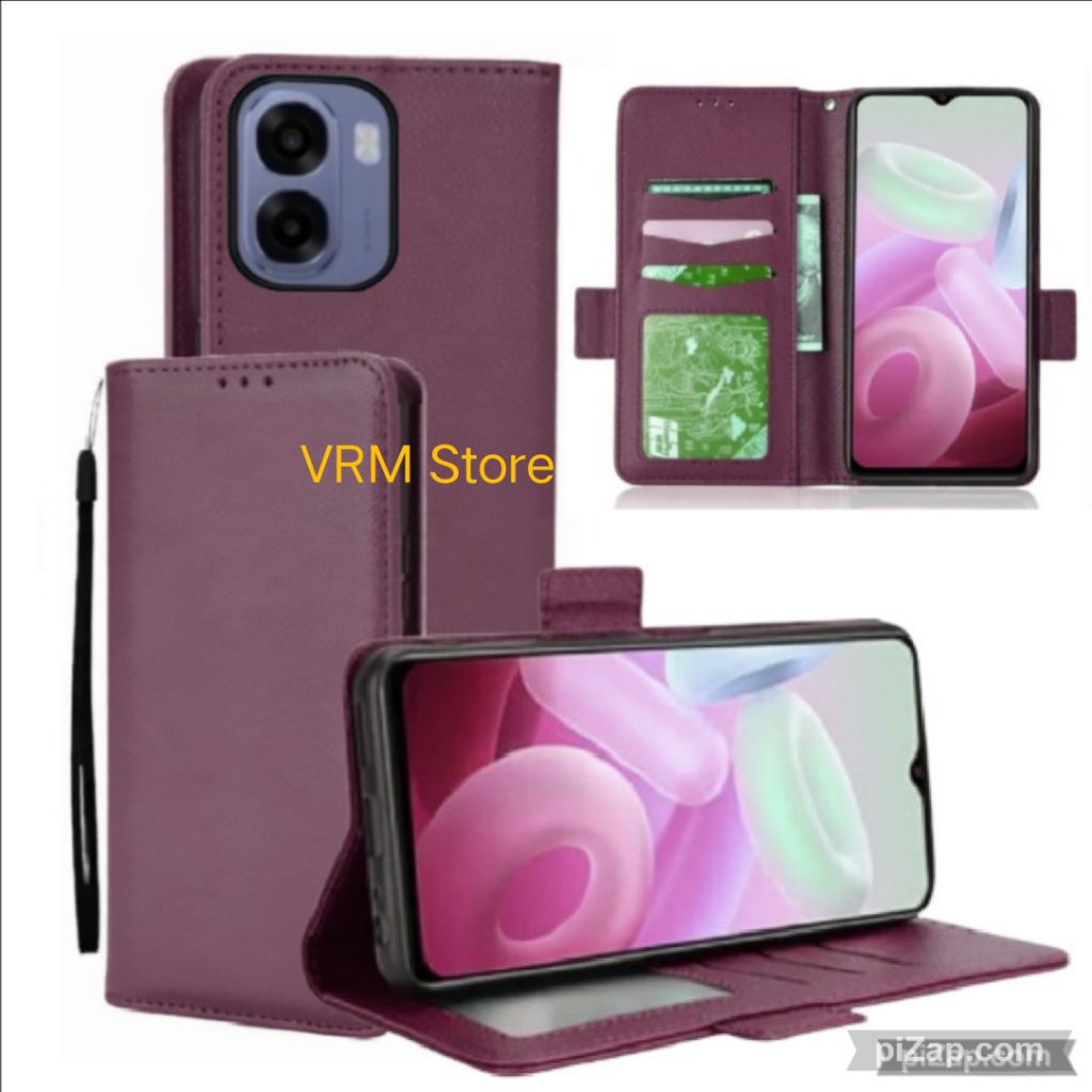 Case Dompet Untuk Hp Oppo A6x - Oppo A6 Case Dompet Casing Hp Flip Kulit Case Wallet Leather Cover