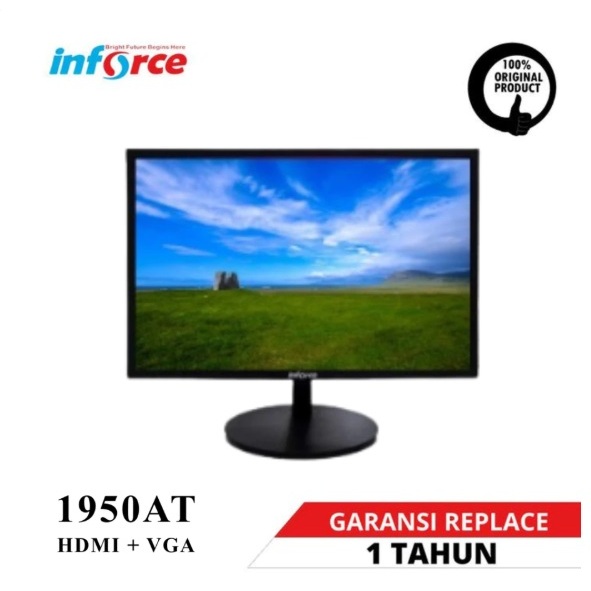 MONITOR Inforce LED 1950AT/MW 19.5" Monitor 19 20 19.5 Inch Inci VGA / HDMI