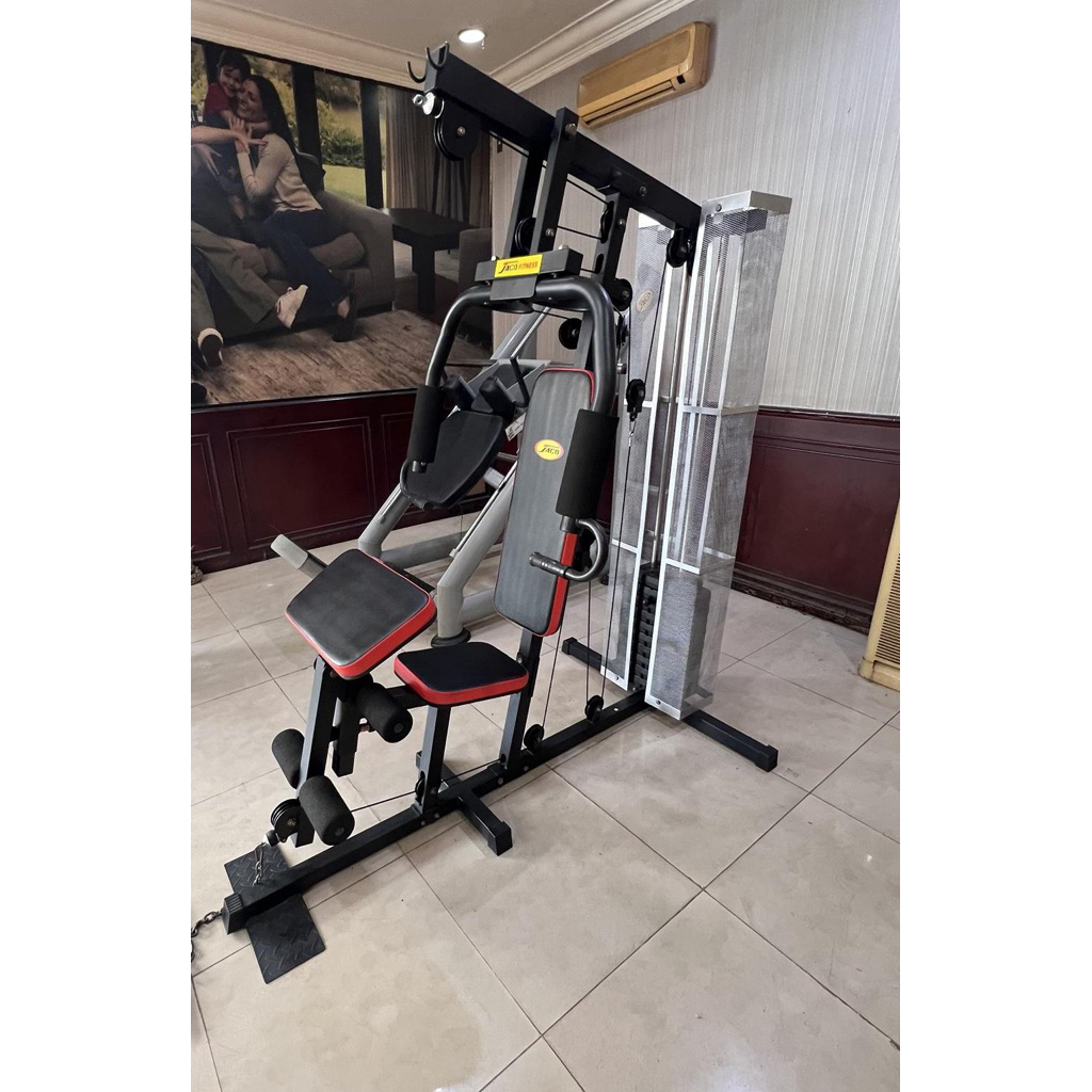 HOME GYM 1 SISI JACO / MULTI FUNGSI GYM ALAT OLAHRAGA