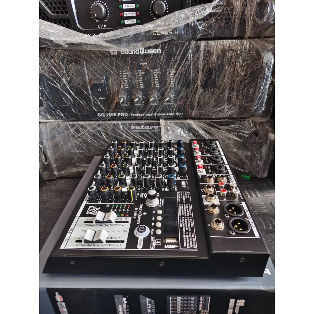 MIXER AUDIO SOUNDQUEEN ZED 6 FX+  6CH MIXER SOUNDQUEEN ZED 6 FX+