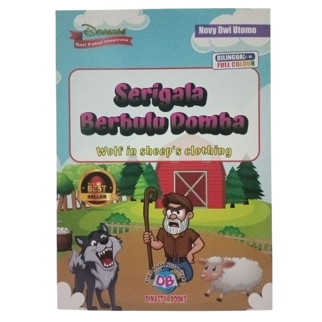 Buku Dongeng Fabel / Dongeng Anak / Serigala Berbulu Domba