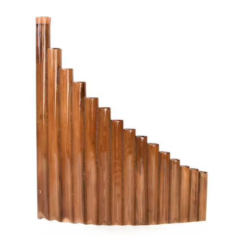 KS 15 Pipe G Key Pan Flute Bamboo Instrument Panpipes Chinese Traditional Woodwind Instrument Musica