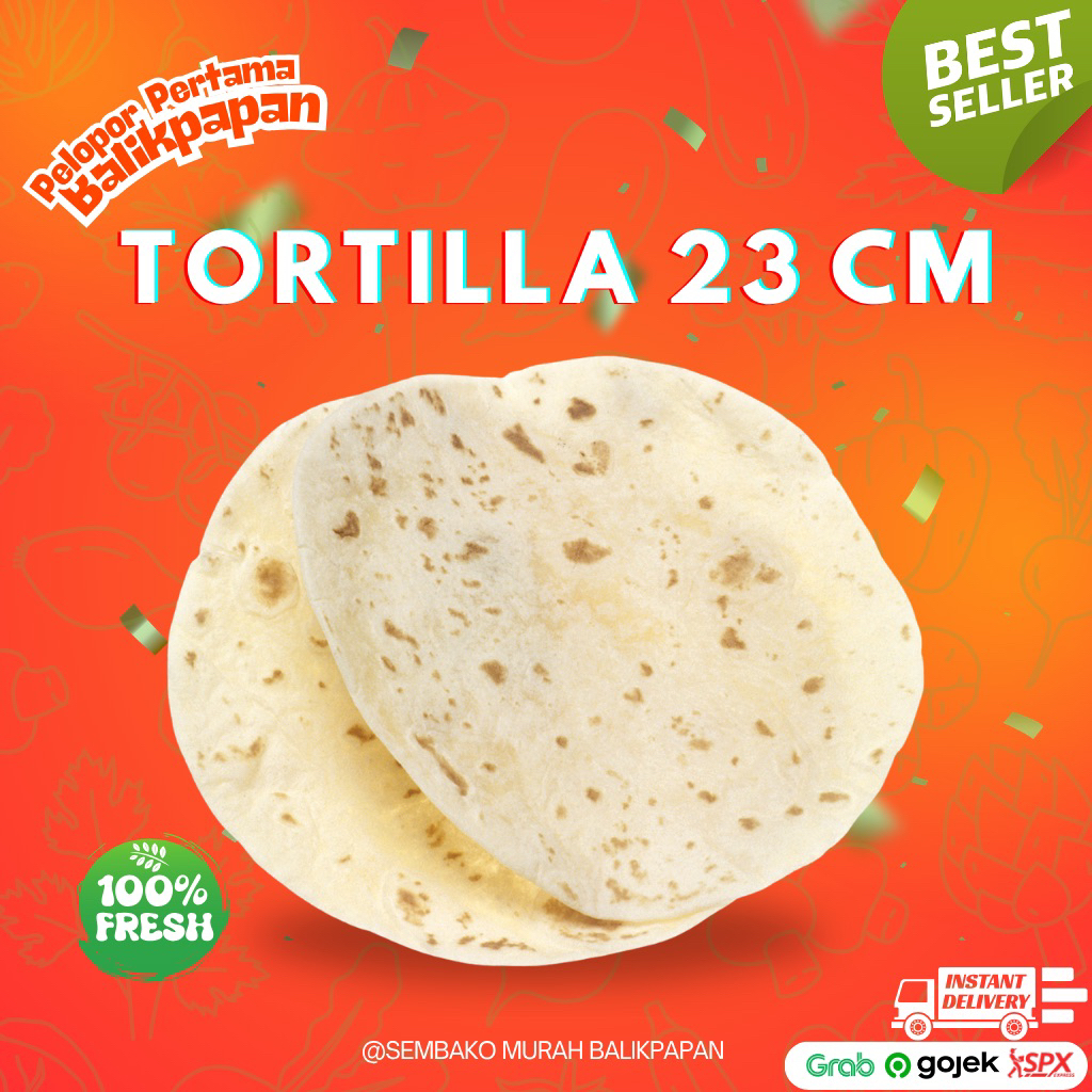Tortilla 23cm isi 20 lembar