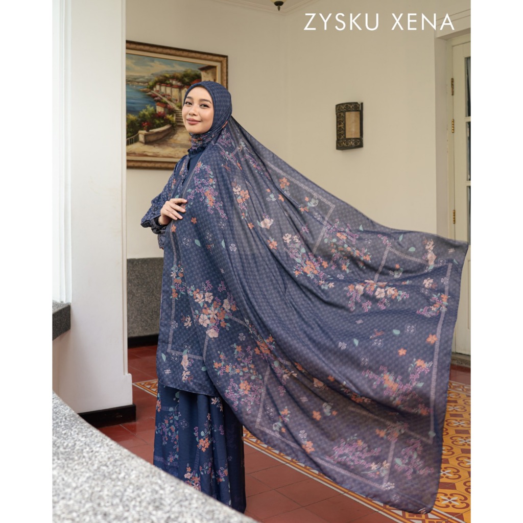 Zysku Xena | Ruyi Scarf - 3 Warna | Kerudung Sarimbit Motif Segi Empat
