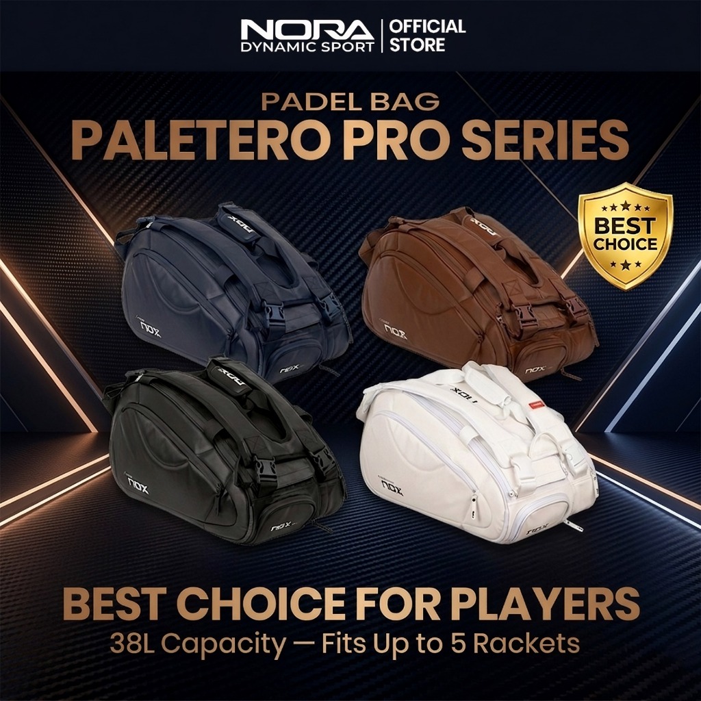 NOX Paletero Pro Series Black | Navy | Camel | White Padel Racket Bag s