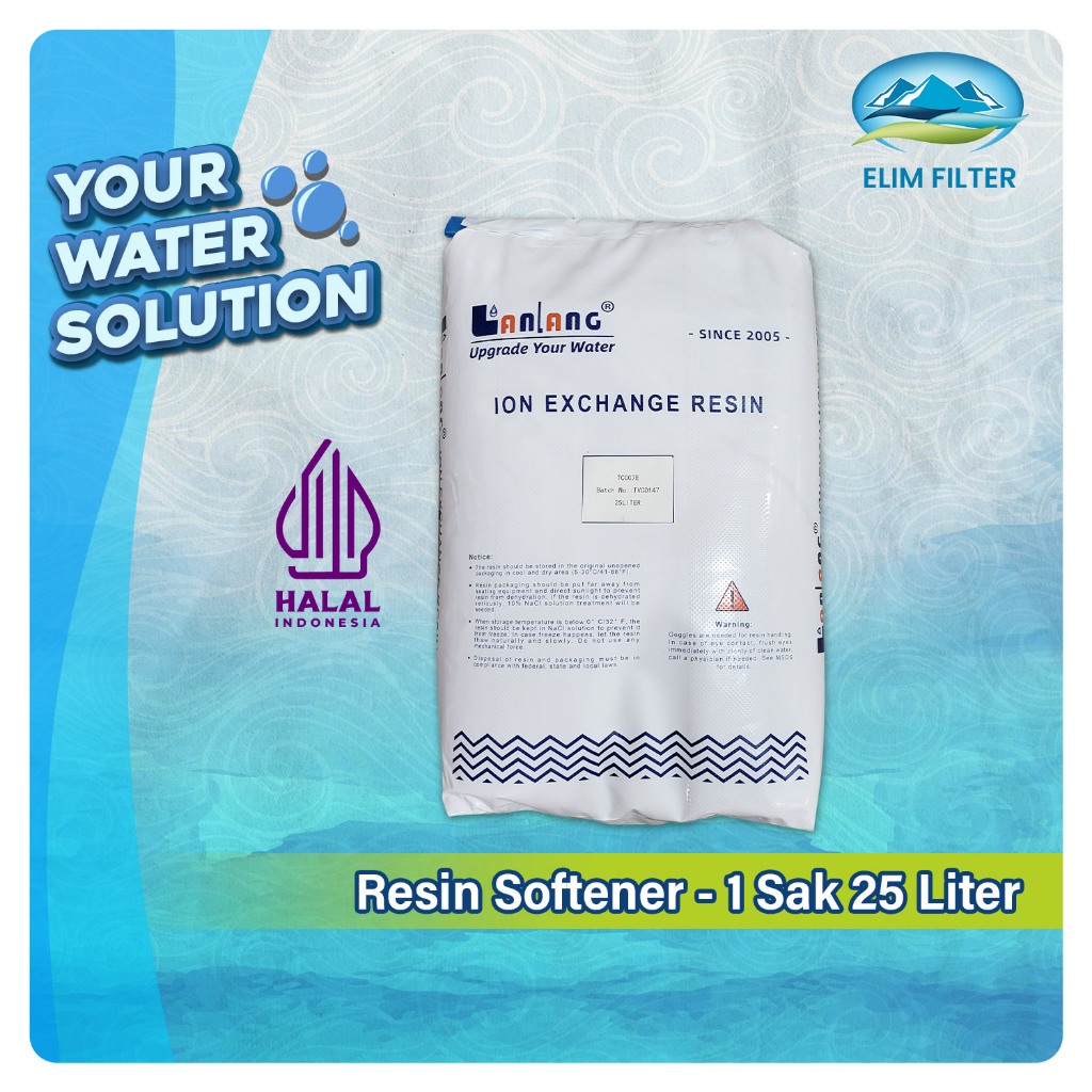Resin Softener Lanlang - 1 Sak 25 Liter