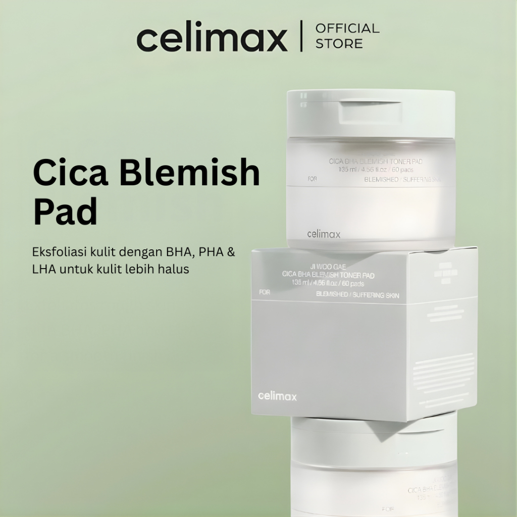 CELIMAX Ji Woo Gae Cica BHA Blemish Toner Pad 170ml/60pads