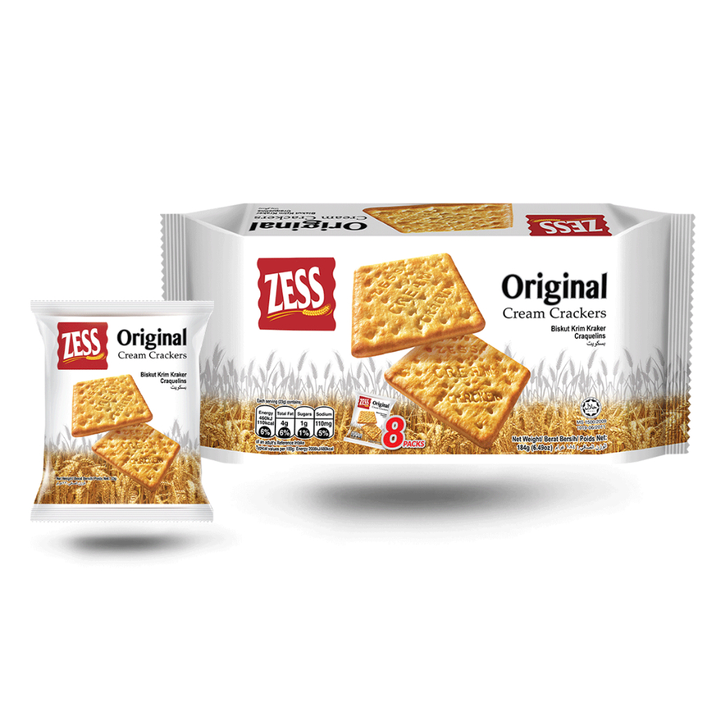 Biskuit Zess Original Cream Crackers 184gr Gabin Tawar
