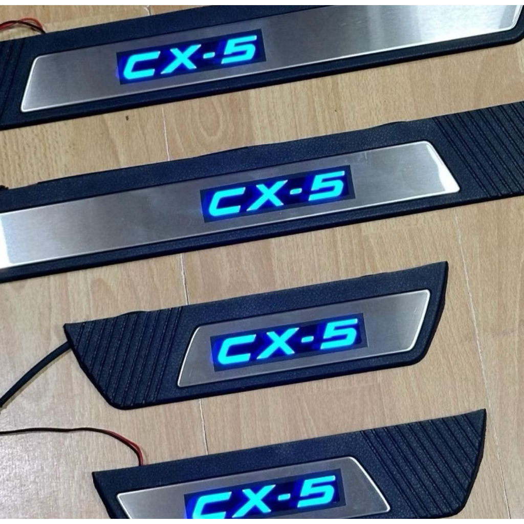 Sill Plate Pelindung Pijakan Kaki Samping  Mazda CX5 CX-5 LED Non LED