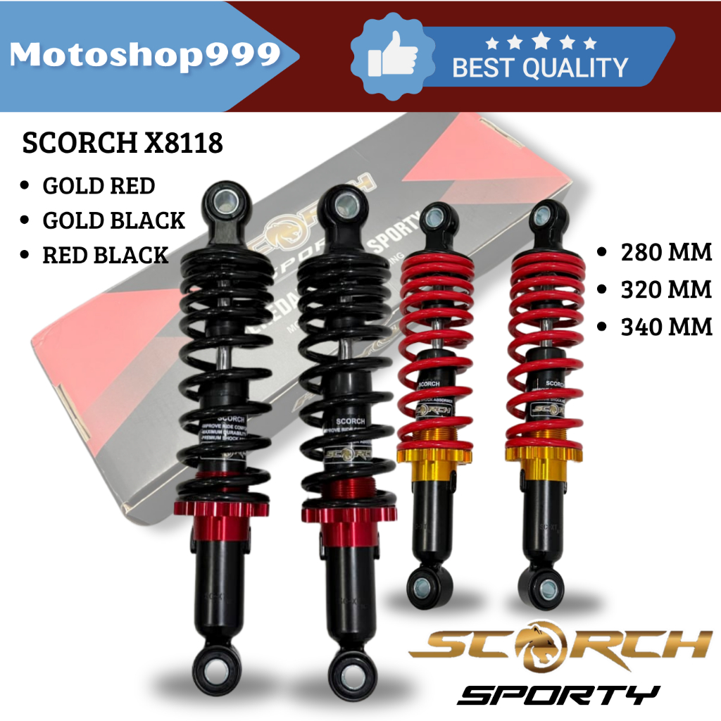 Shockbreaker Shock Belakang Variasi F1ZR, Jupiter Z, Vega, Revo, Supra, Rx King | SCORCH