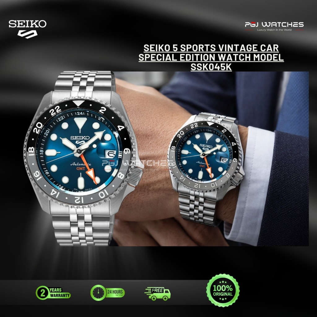 Seiko 5 Sports GMT “Blueberry” - SSK045K1