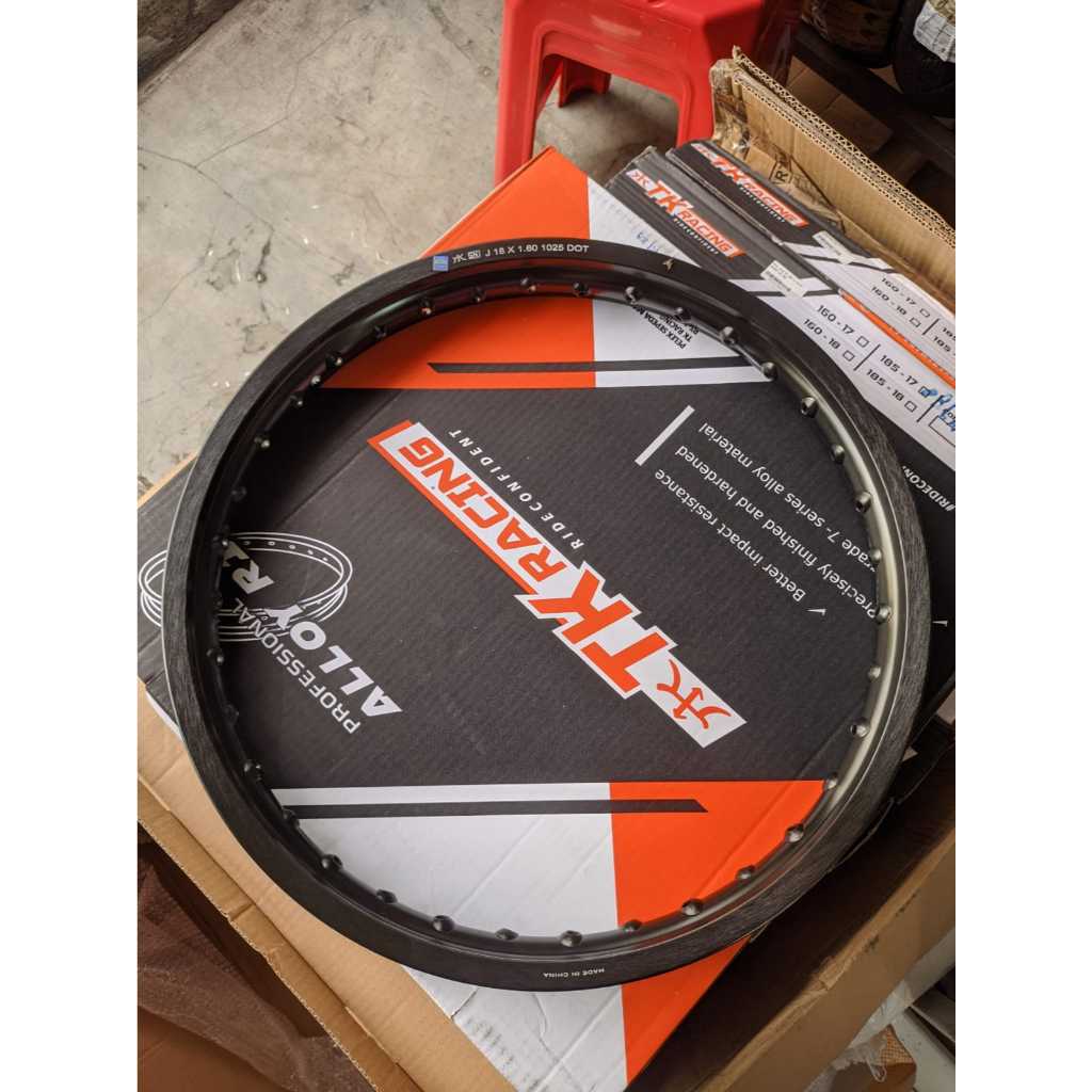 READY VELG TK RACING HITAM 160 185 RING 18 ORIGINAL TK RACING