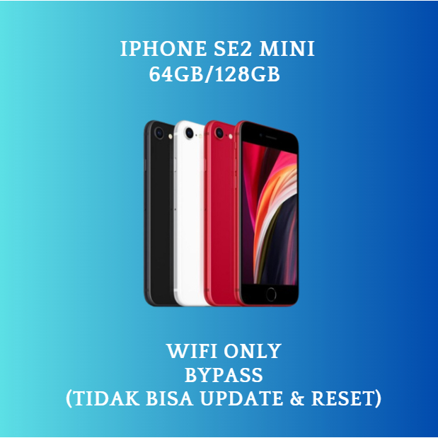 HP IPHONE SE2 Mini WIFI ONLY 64GB/128GB Bekas Second Original Mulus Fullset Game/Live/Merekam Video