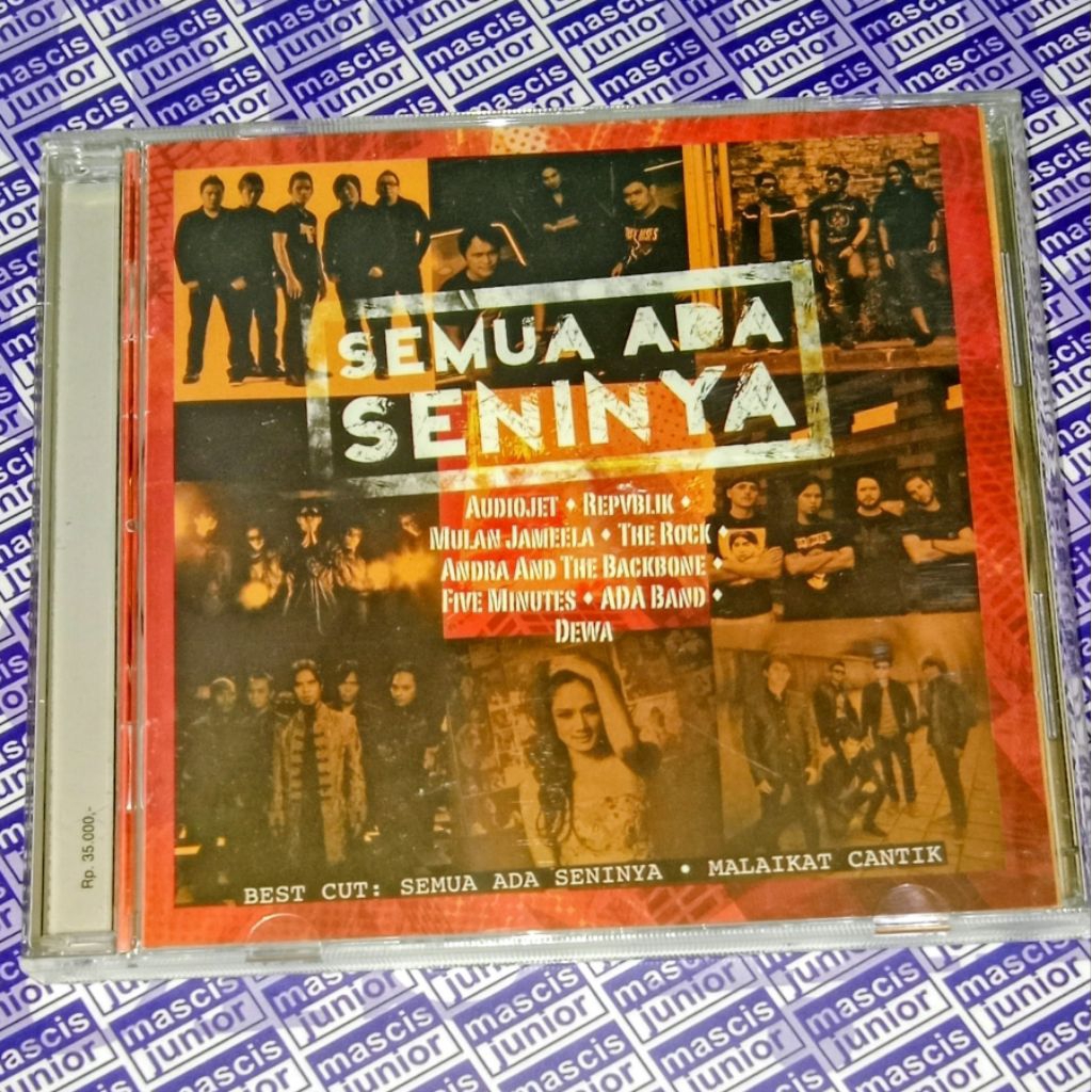 CD Semua Ada Seninya ft.  Audiojet Mulan Jameela The Rock Andra And The Backbone Five Minutes Repvbl