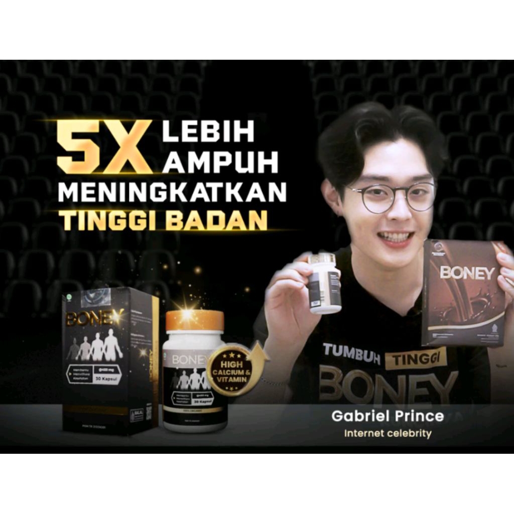 kapsul Boney peninggi badan membantu mengatasi masalah pertumbuhan badan Boney kapsul herbal alami B