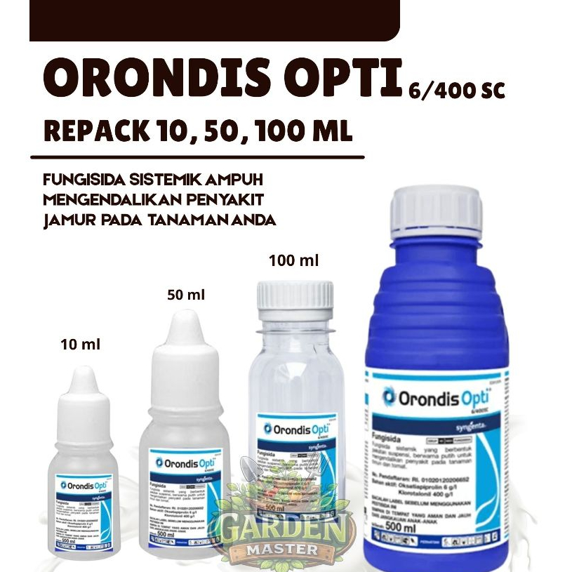 (REPACK/KEMAS ULANG) FUNGISIDA ORONDIS OPTI 6/400 SC KEMASAN 10/50/100 ML