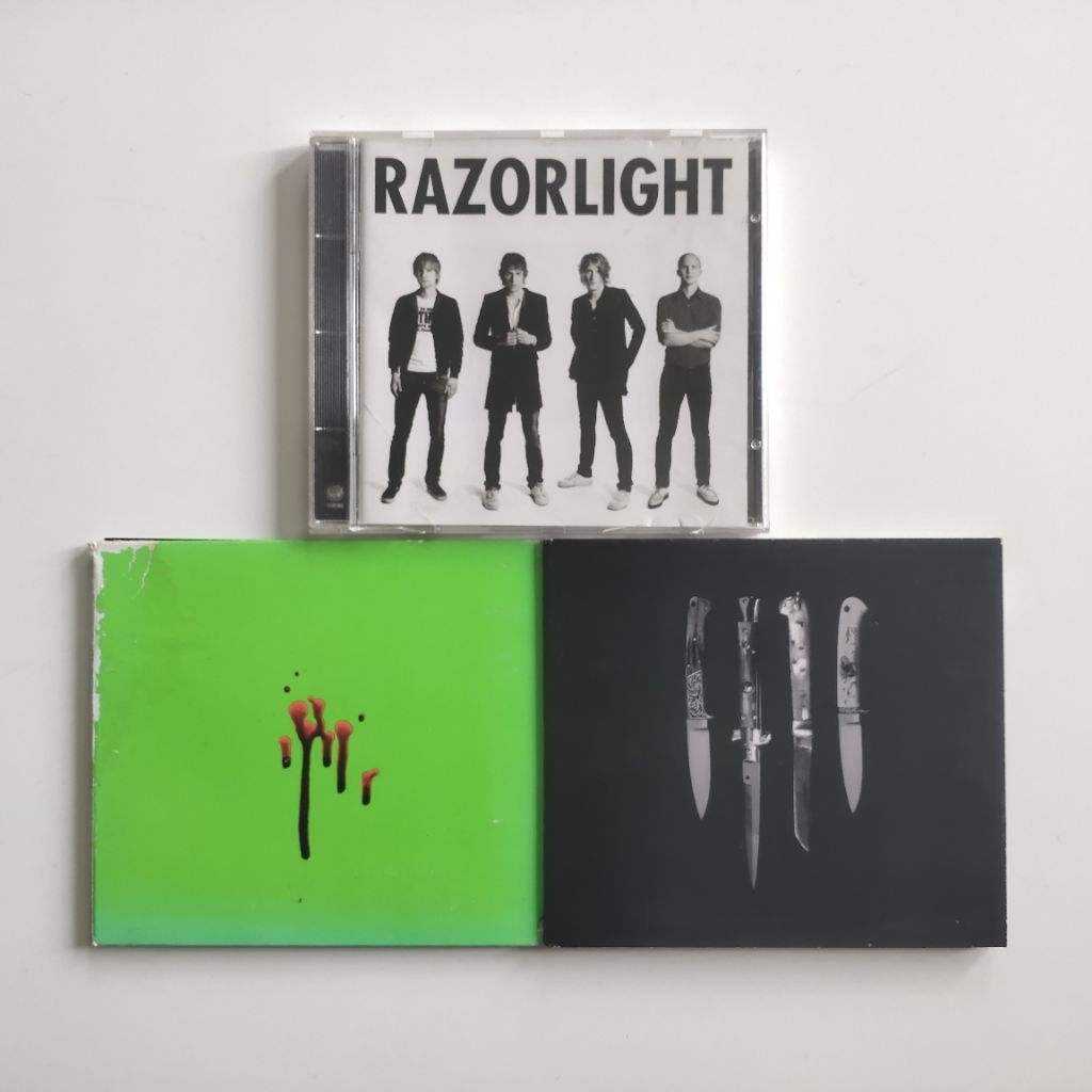 Paket 3 CD indie-rock: RAZORLIGHT + DOES THIS OFFEND YOU YEAH + THE FASHION
