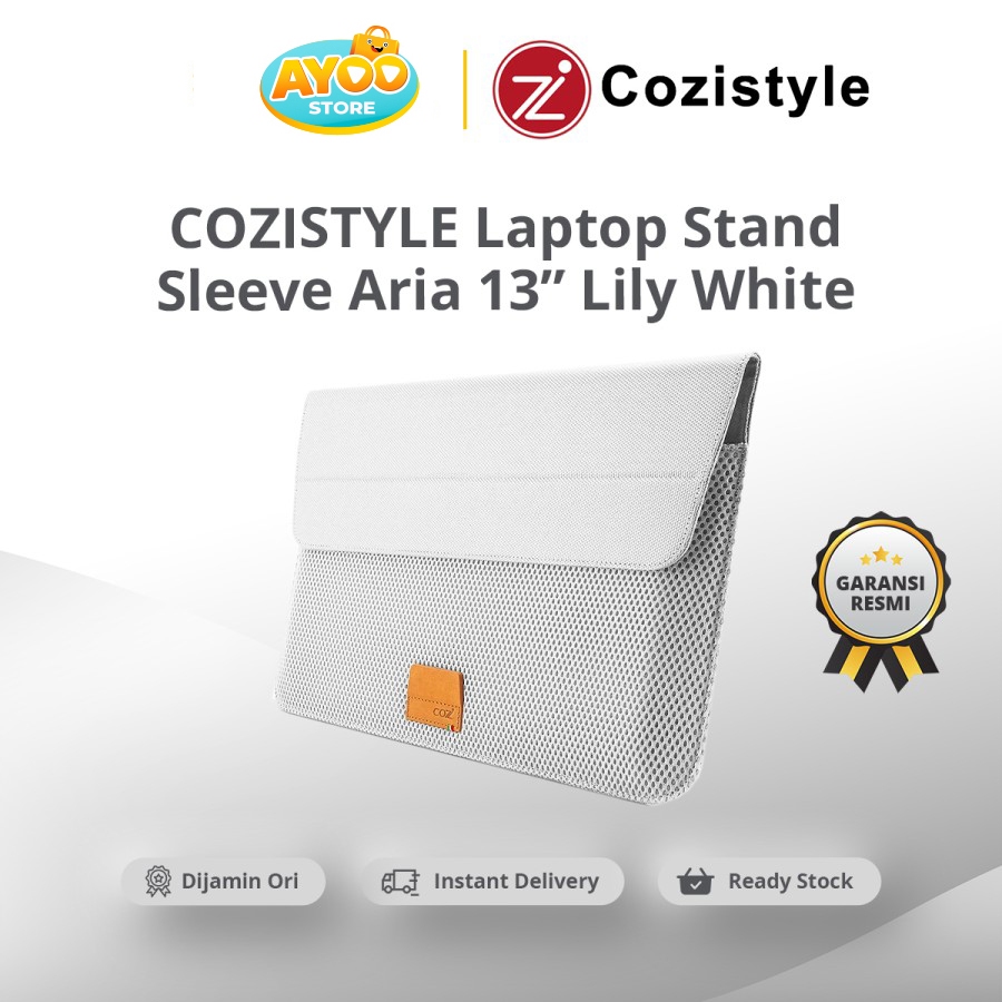 COZISTYLE Laptop Stand Sleeve Aria 13 Inch Lily White