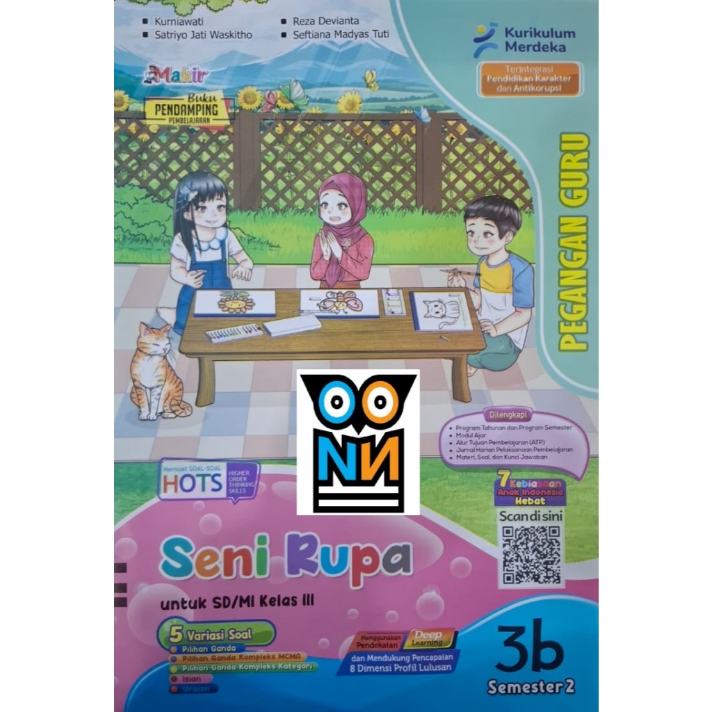 BUKU PEGANGAN GURU - LKS MAHIR SENI RUPA SD KELAS 3B - SEMESTER 2 (TAHUN 2026)
