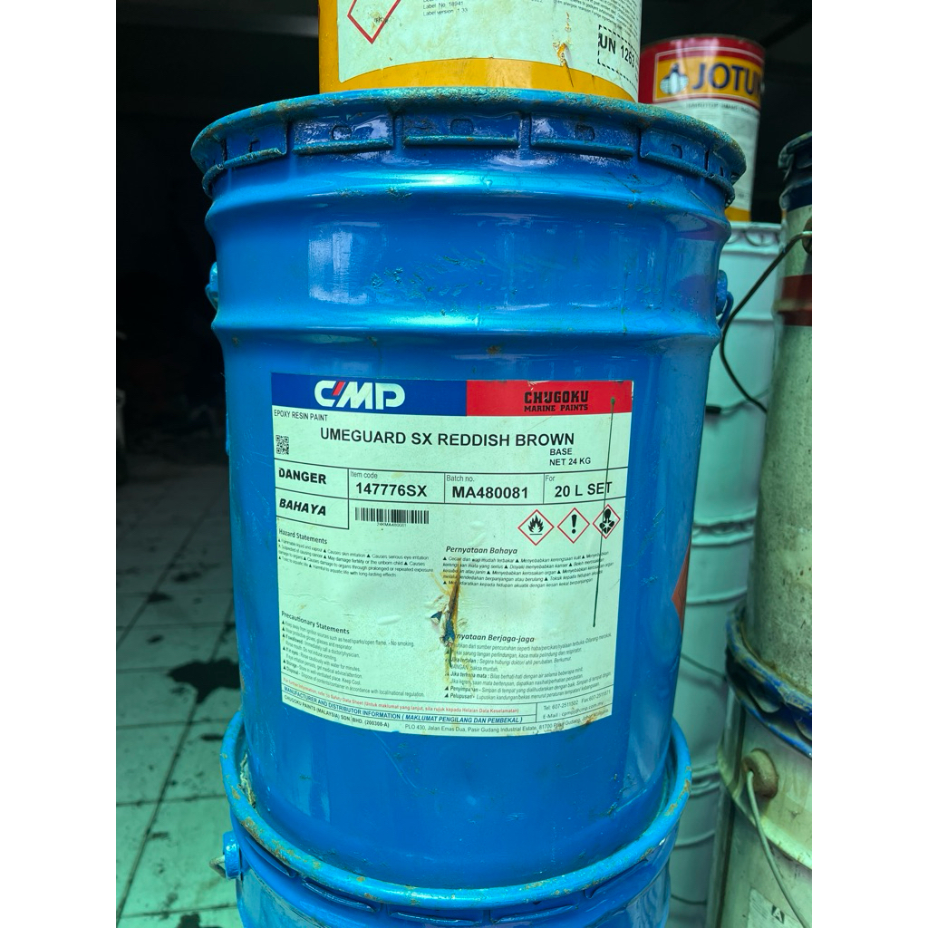 Cat Kapal CMP CHUGOKU MARINE Umeguard SX Reddish Brown 20ltr