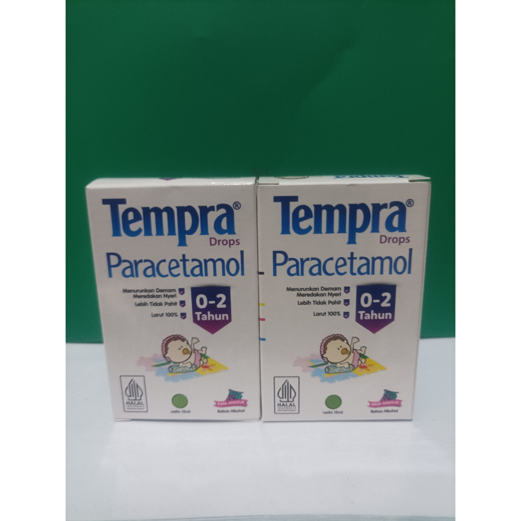 Tempra Drops Paracetamol 0-2 tahun obat penurun demam bayi