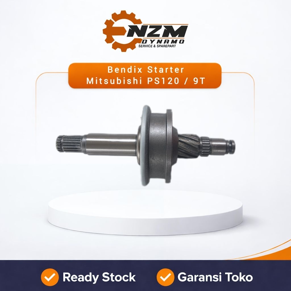 Gear Bendix Starter / Bendix Stater PS120 / 9t nzmdynamo