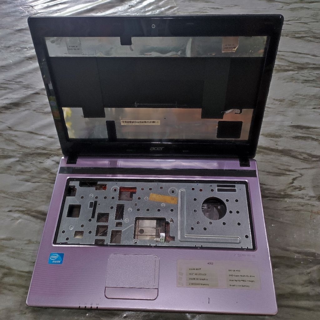 Casing Case Kesing Laptop Acer Aspire 4352