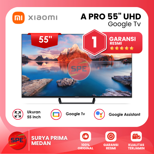 TV XIAOMI A PRO 55 INCH UHD 4K GARANSI RESMI (MEDAN)