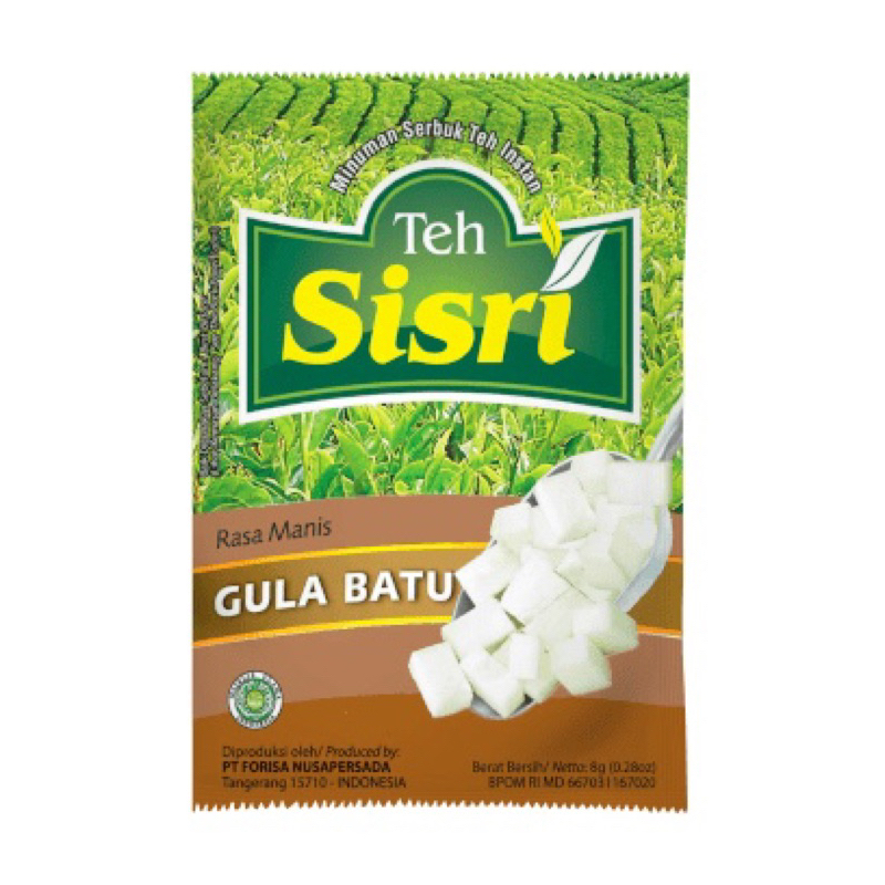 Teh Sisri Gula Batu Isi 10 Sachet