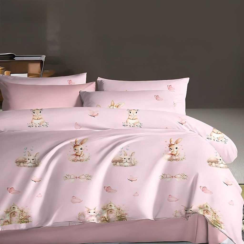 Sprei Set Anak atau Bedcover Set Kids Tcl Sutra Organik 60s 90x200 100x200 120x200 160x200 180x200 2