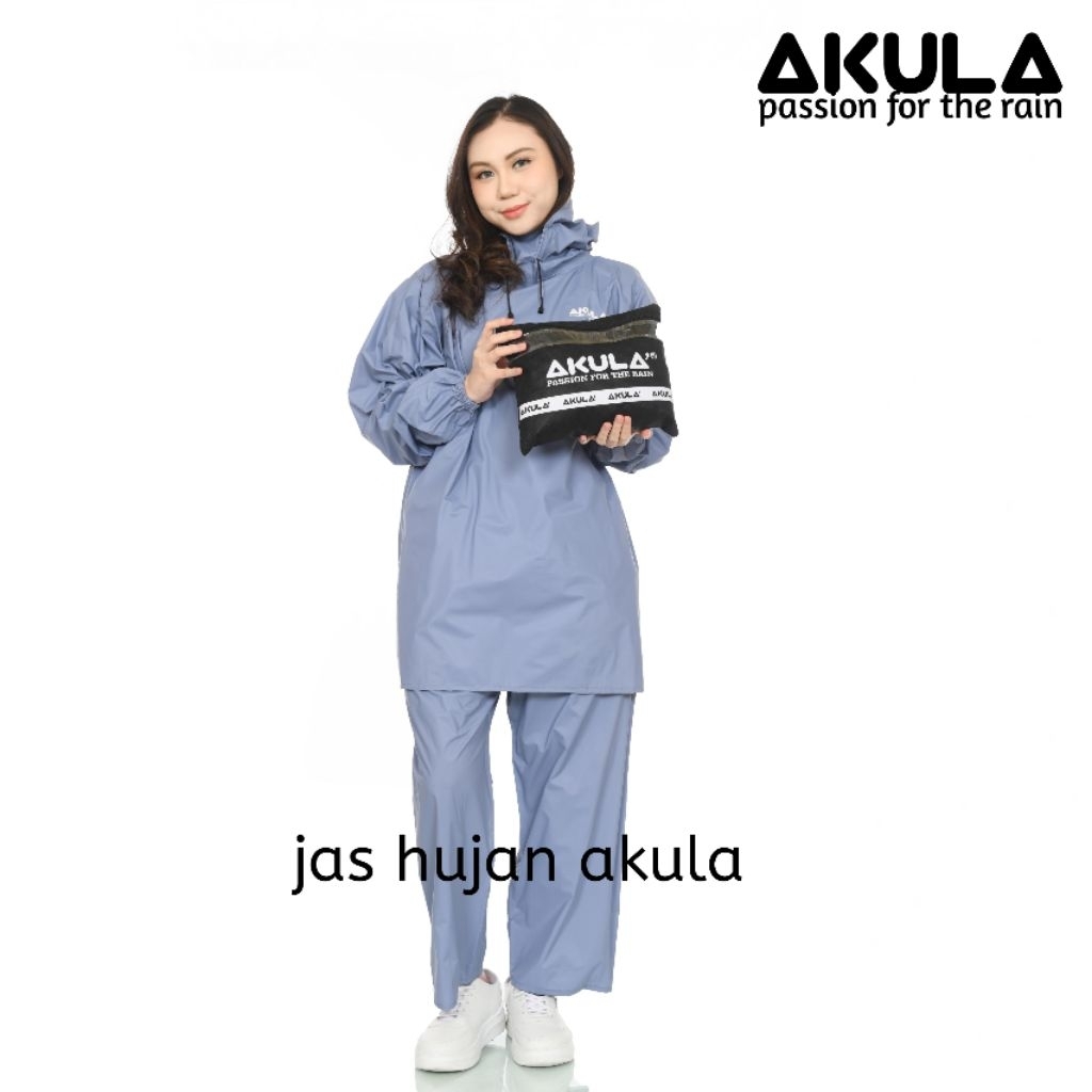 JAS HUJAN AKULA SETELAN PRIA/WANITA ANTI REMBES