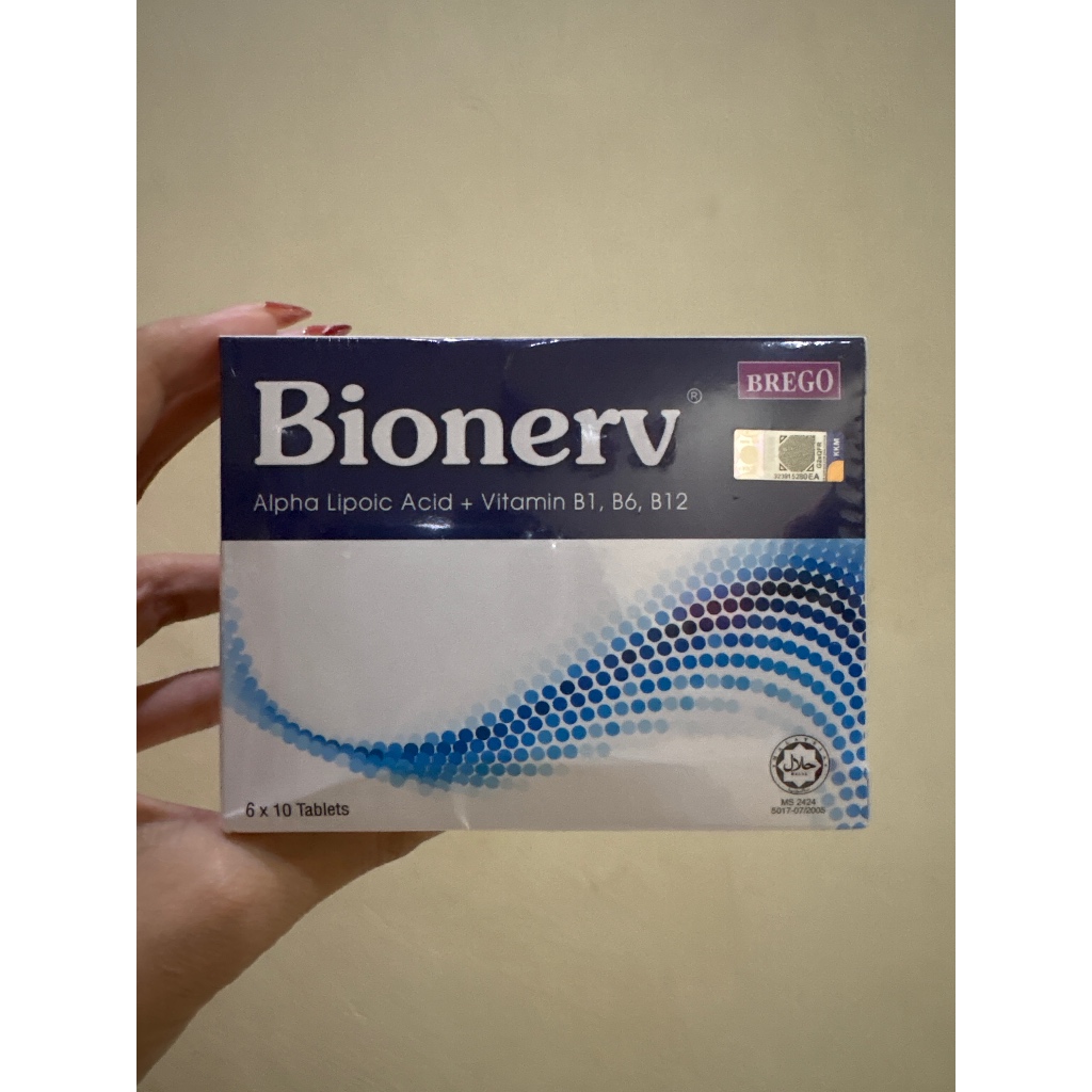 BIONERV - Vitamin B1, B6 & B12 - Ready Stock - Original