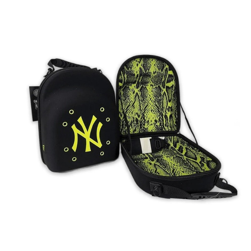 Tas Topi New Era New York Yankees Summer Pop Yellow 6-Pack Cap Carrier Original - Black/Neon