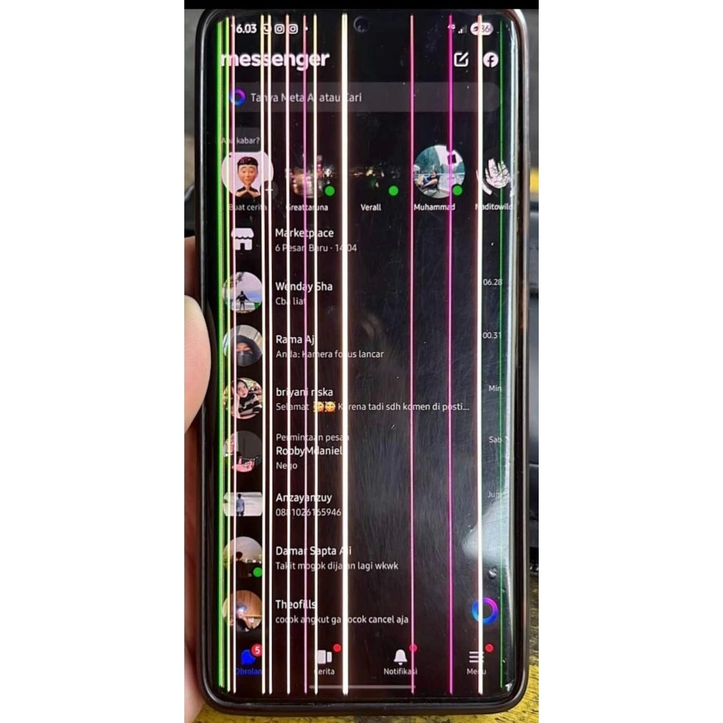 lcd s21 ultra copotan