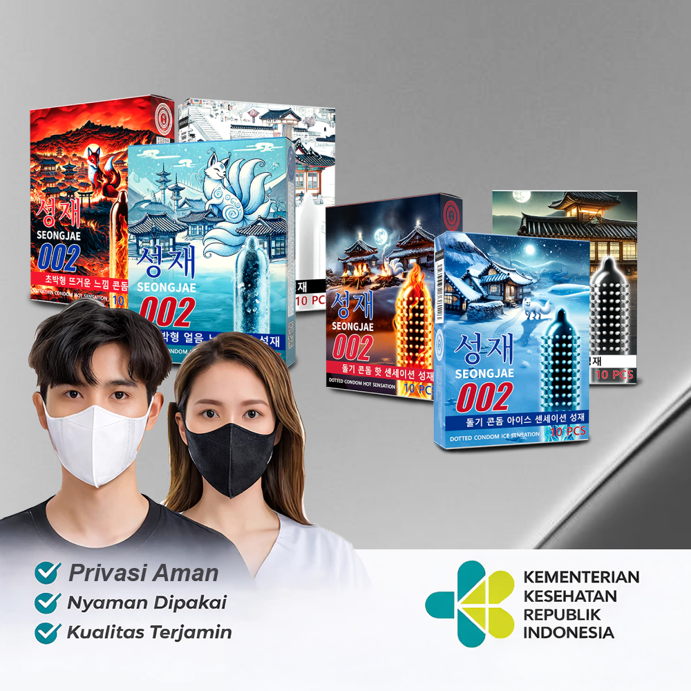 Okaminari KondomGerigi001 Alat Kesehatan – Intens