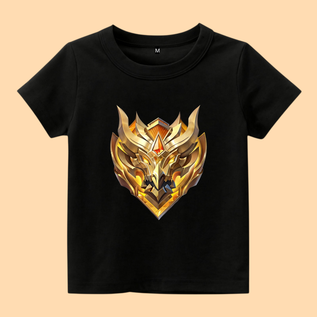Baju kaos anak Mlbb logo Mythical glory