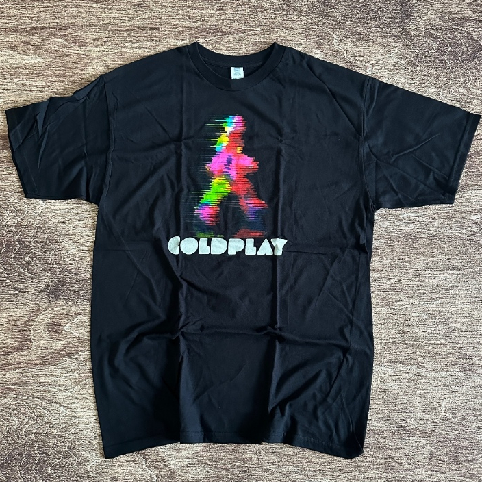 KAOS BAND COLDPLAY - BLURRED MAN OFFICIAL MERCHANDISE