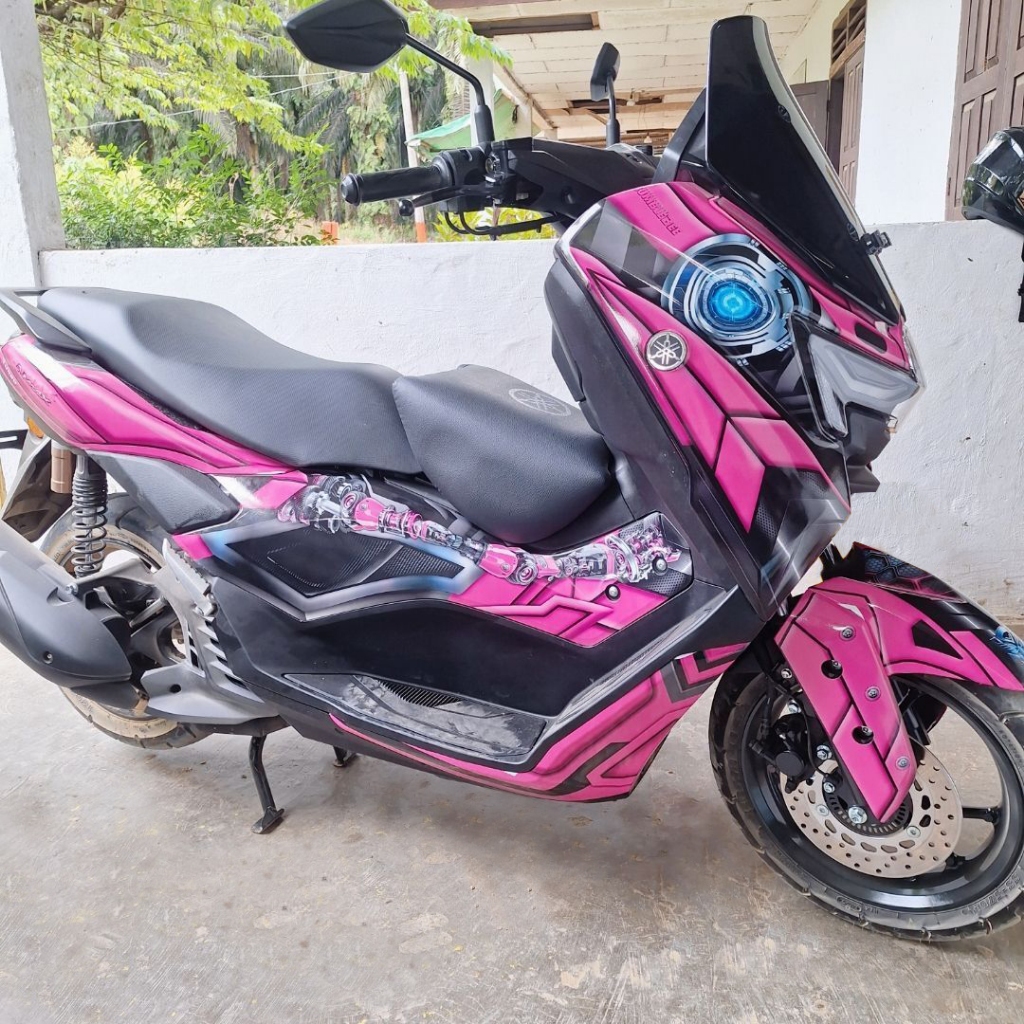 DECAL STICKER YAMAHA NMAX TURBO FULLBODY DESAIN TRANSFORMER - RGB 008 A