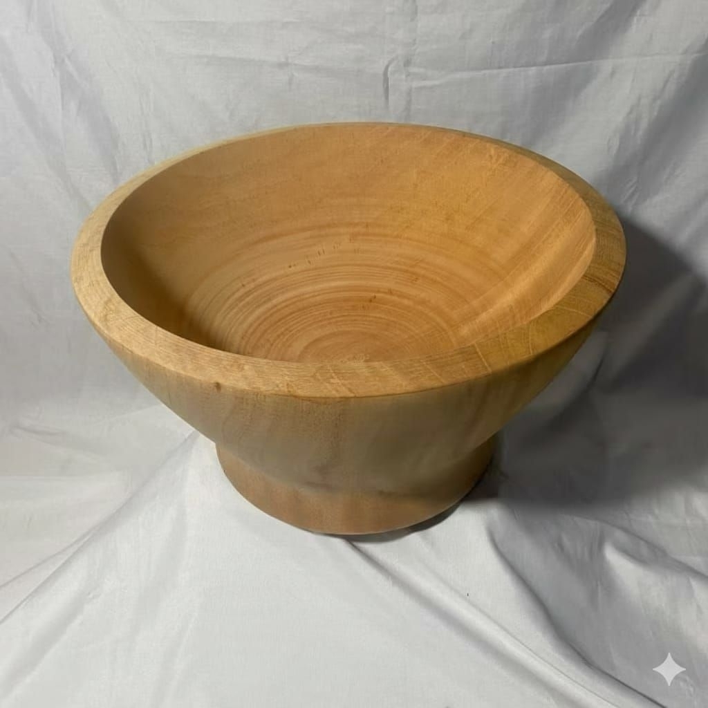 lumpang super jumbo 43x22cm / dulang kayu tumbukan tradisional