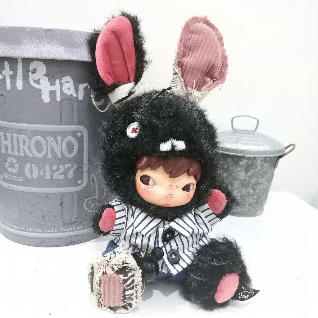BAJU hirono little hare outfit kemeja garis