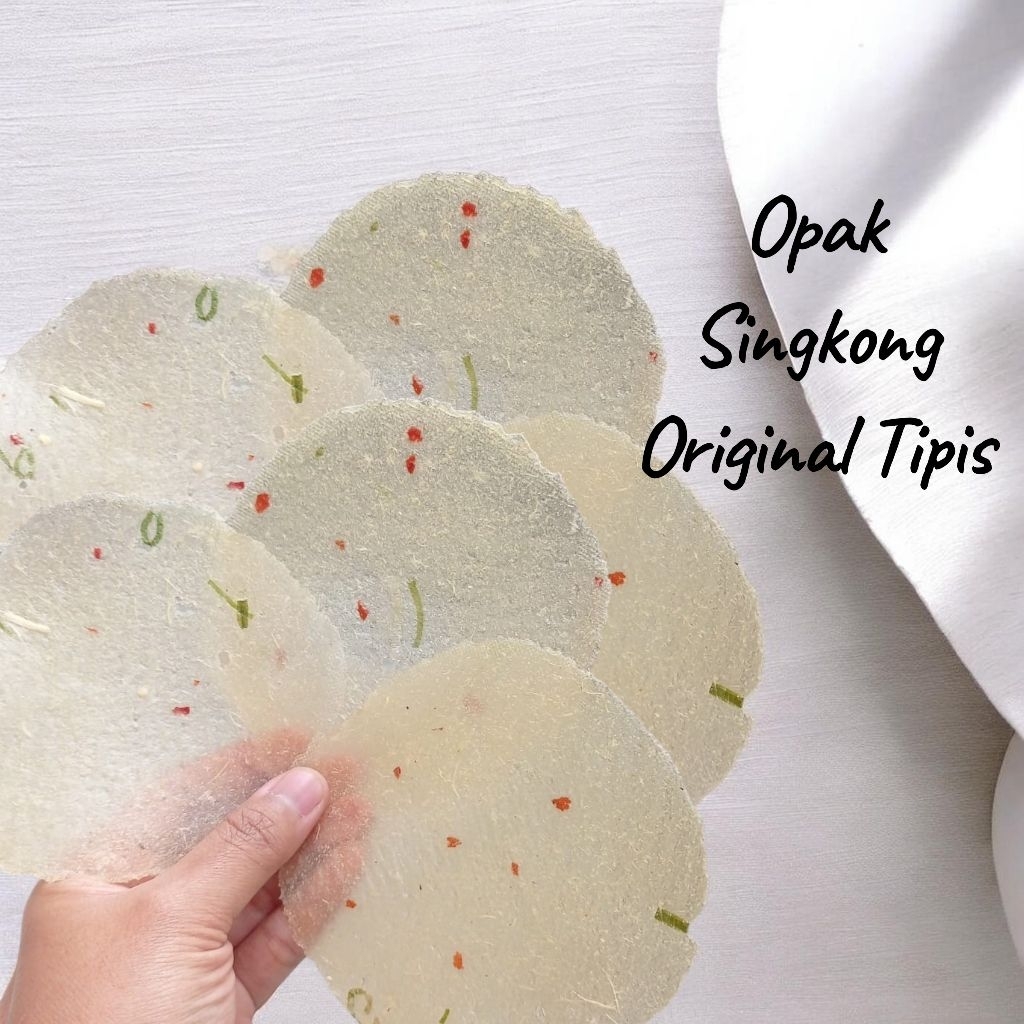 Opak Singkong Mentah Original Tipis 1 Kg
