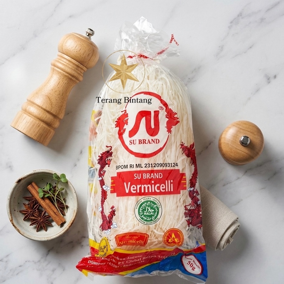 Naga Soun SU Brand Vermicelli 50 grm Ukuran Kecil