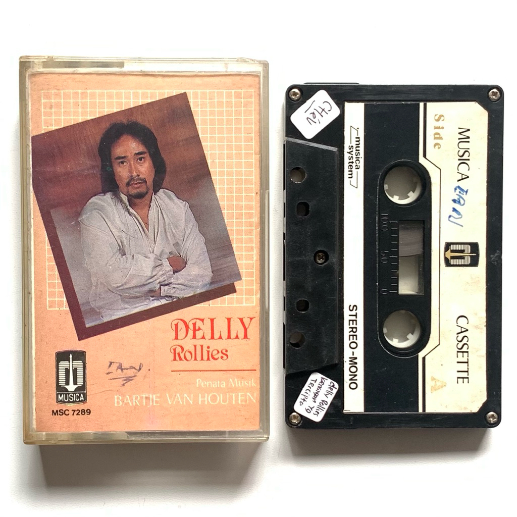 Kaset Pita Delly Rollies - Kenangan Yang Tercipta (1980 MUSICA)