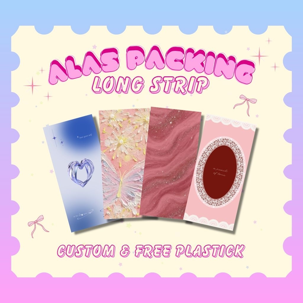 [Free Plastik] Alas Packing Aksesoris | Alas Packing Gelang Keychain | Bisa Custom