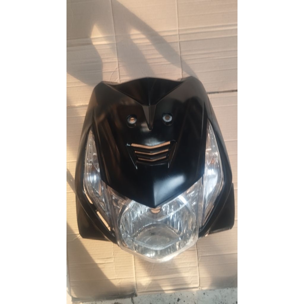 tameng depan honda beat karbu fullset original copotan