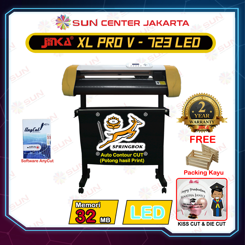 Mesin Cutting Stiker Jinka XL Pro V 723 LED ( Auto Contour Cut )