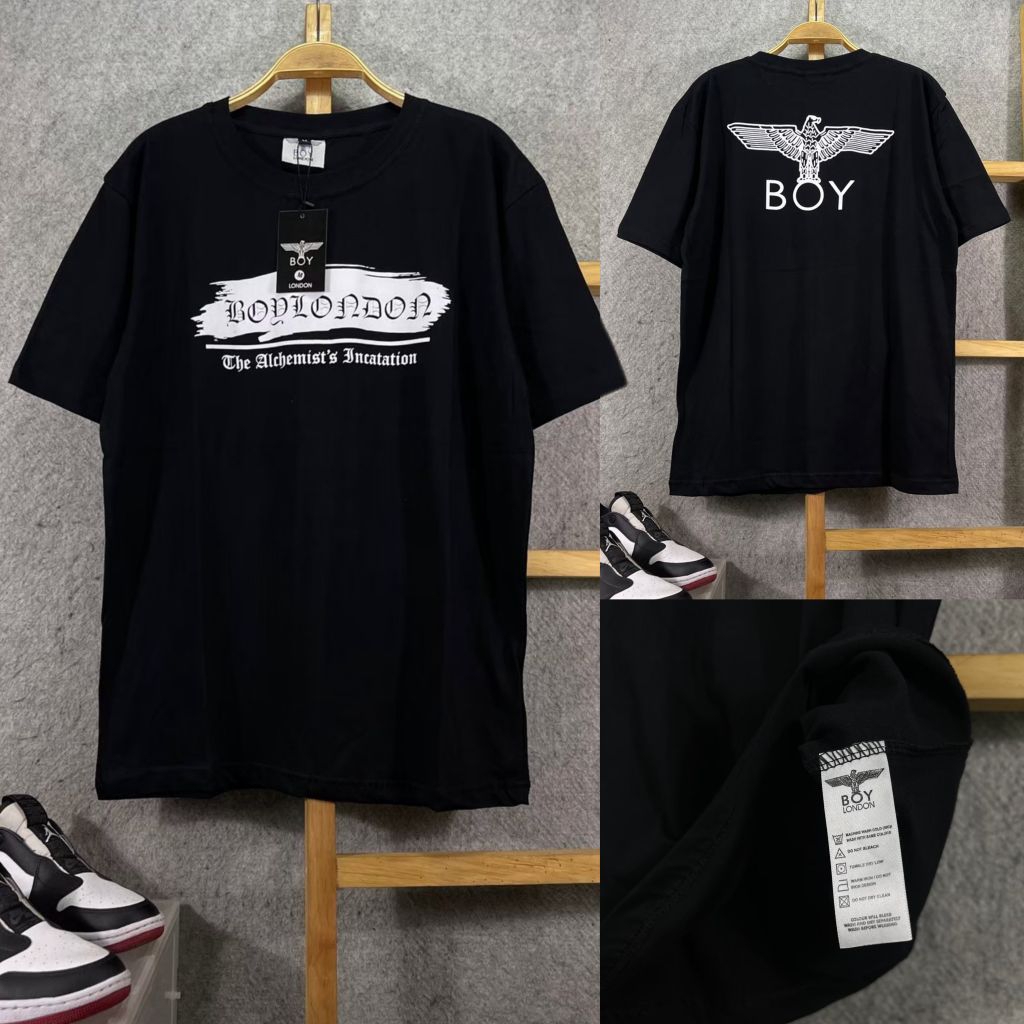 BOY LONDON T-Shirt Branded Premium Kaos Distro Lengan Pendek 100% Cotton Combed 30S Original Quality