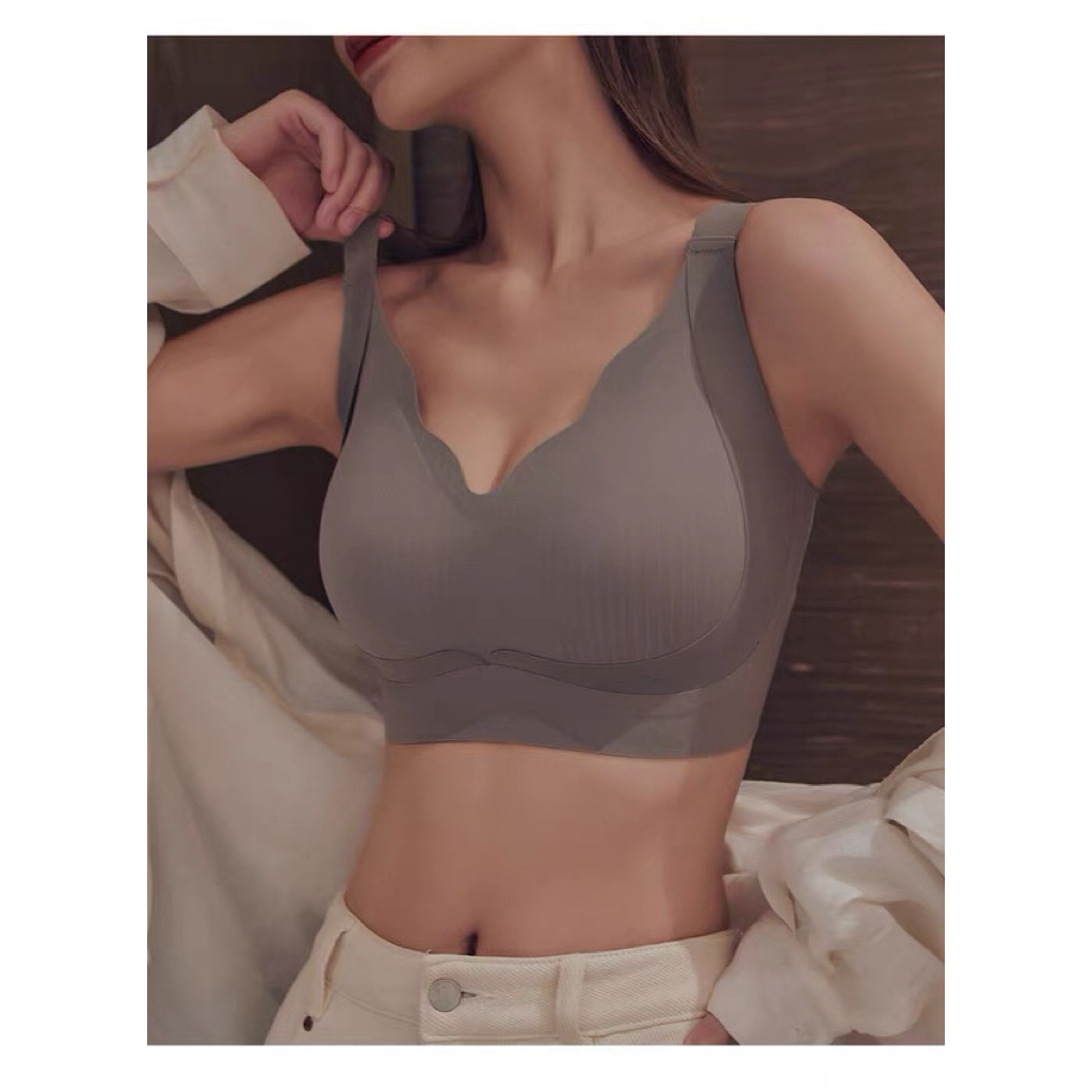 Bra Seamless Minimizer Tanpa Kawat - BH U-Back Anti Jiplak Cup B-D Big Size